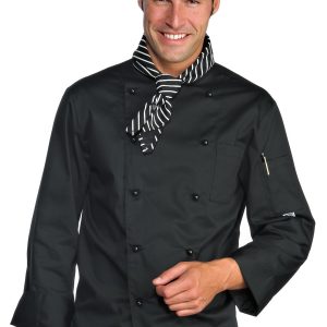 059001 - Giacca chef classica bottoni a pallina ner ML MC anche in 3XL 4XL 5XL