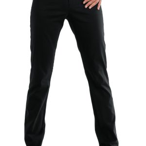 MARGARITA - Pantalone donna nero stretch