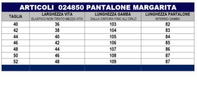 MARGARITA - Pantalone donna nero stretch - immagine 2