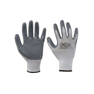 GGC014 - Guanto in poliestere senza cuciture (13g). Rivestito di nitrile solido