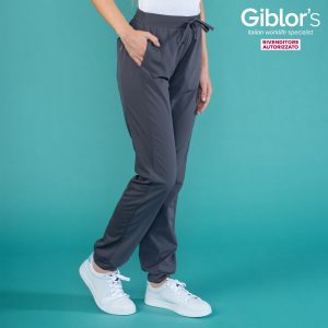 TAYLOR - Pantaloni unisex con polsino alla caviglia e coulisse in vita tessuto leggero gr. 110 in 6 colori