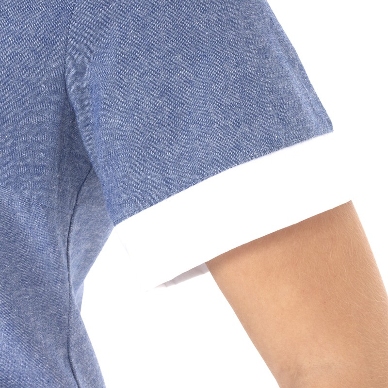 AMALIA - Camice leggero a manica corta in cotone per colf o servizio pulizie - immagine 4