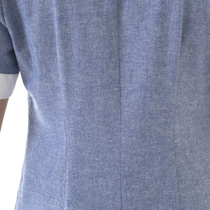 AMALIA - Camice leggero a manica corta in cotone per colf o servizio pulizie - immagine 5